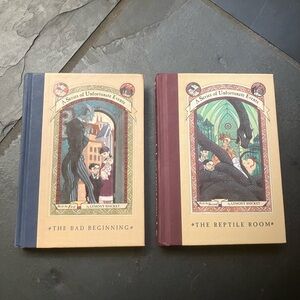 2 “A Series of Unfortunate Events” Books 📖. In good condition.